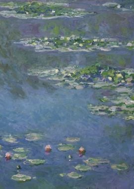 WaterLilies Vertical Monet