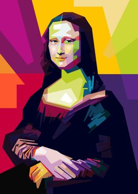 Monalisa in Pop Art