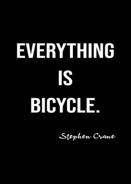 Stephen Crane On Bicycle