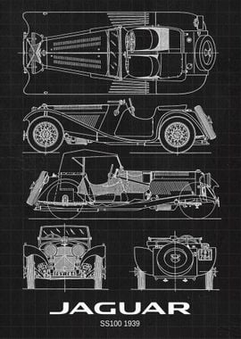 Jaguar SS100 1939