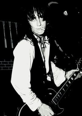 'Izzy Stradlin' Poster, picture, metal print, paint by Josh B | Displate