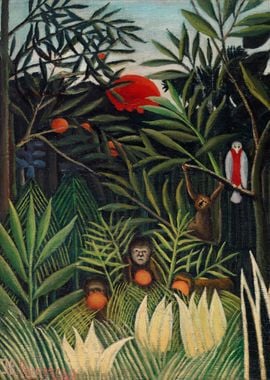 Monkeys and Parrot