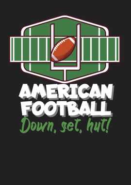 American Football down set