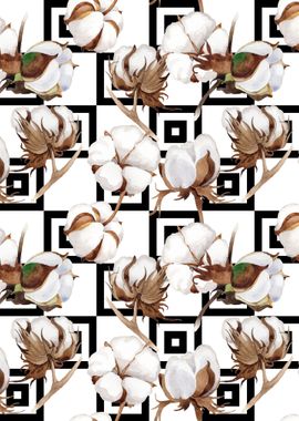 Cotton Flower Pattern 06