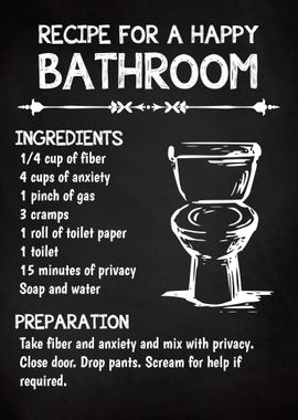 Funny Bathroom Recipe