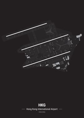 Hong Kong Airport Map