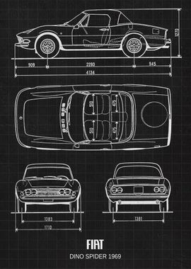 Fiat Dino spider 1969