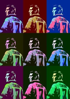 Eric Cantona Warhol 2