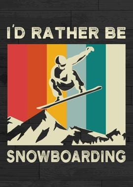 Snowboard Vintage Design