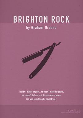 Brighton Rock Book Art