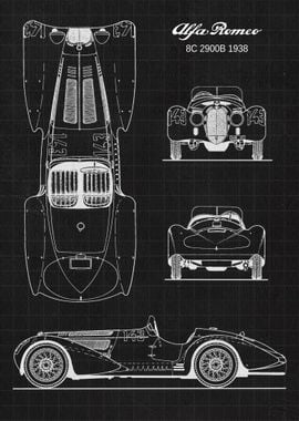 Alfa Romeo 8C 2900B 1938