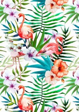 Colorful Tropical Patt 02