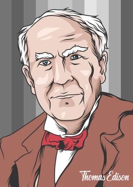 Thomas Edison Portrait