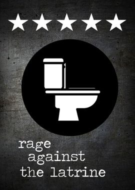 Funny Bathroom Rage Toilet