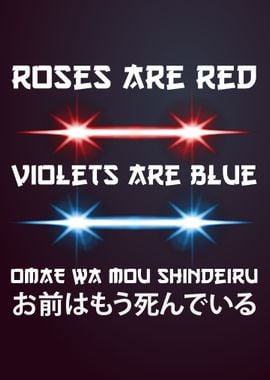 Anime Roses Are Red Quote