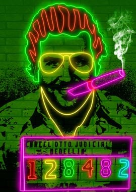 Pablo Escobar Neon Light