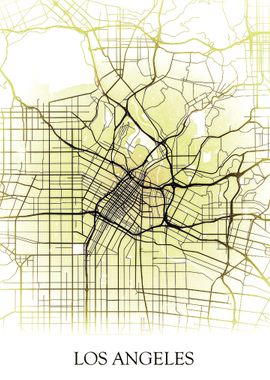 Los Angeles California Map