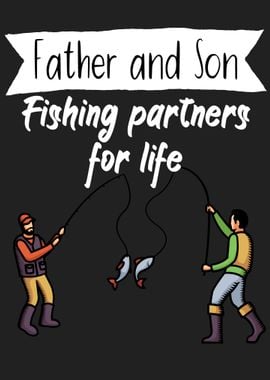 Fishing father and son