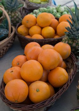 Oranges in a Basket