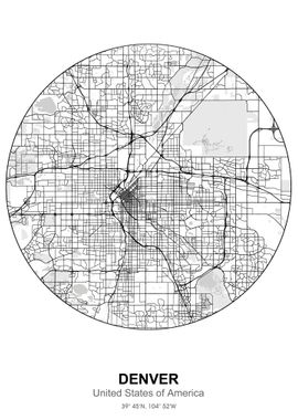 denver circle map