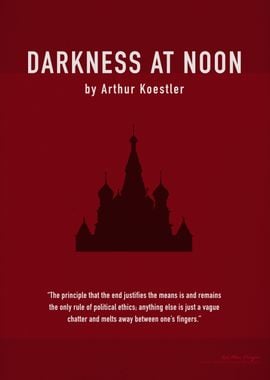 Darkness at Noon Book Art