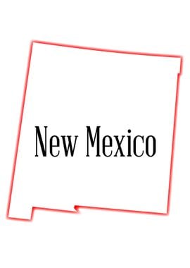 New Mexico State Map