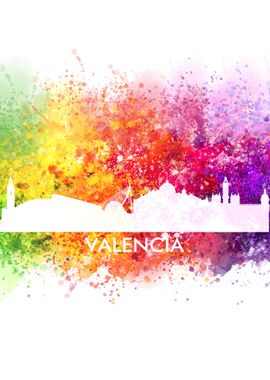 valencia color cityscape