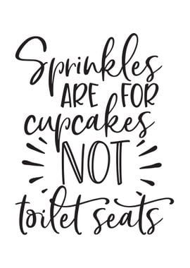 Funny Bathroom Sprinkles