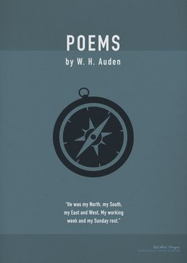 Poems by WH Auden Book Art