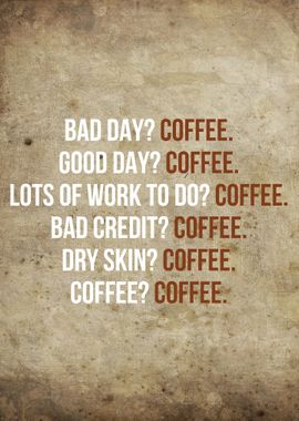 Coffee Funny Quote 