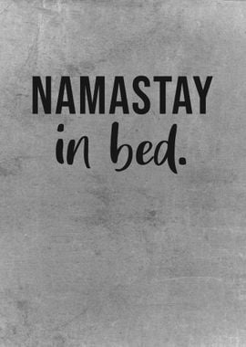 Namastay in bed