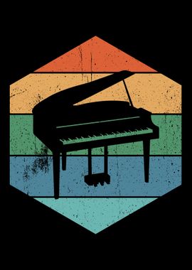 Piano Retro Design