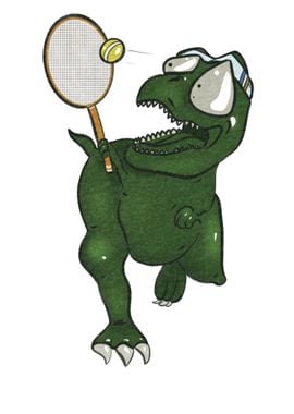 Tennis Trex Dinosaur