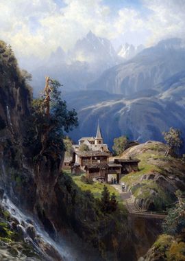 Village in the Alps