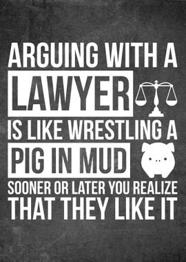 Lawyer Funny Poster