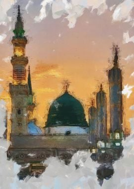 Islamic painting madinah