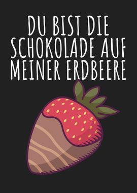 Schokolade Erdbeere