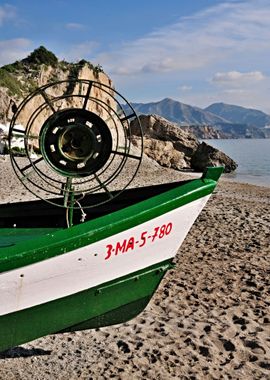 Fishing boat in Nerja 01