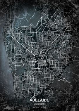 adelaide chalk map