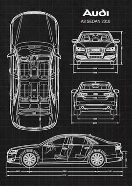 Audi A8 sedan 2010