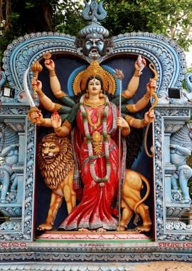 durga statue