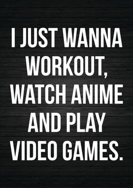 Workout Anime Video Games