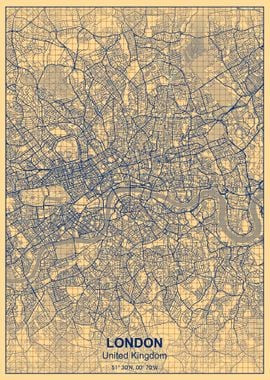 london grid map