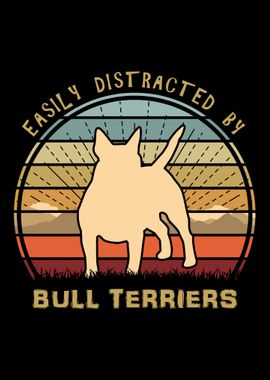 Distracted Bull Terriers