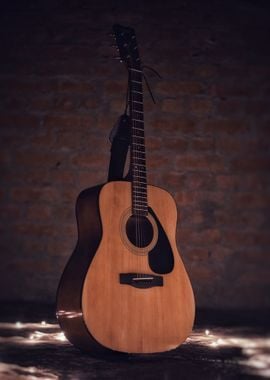 guitar brick brown