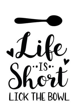 Life is Short Spoon