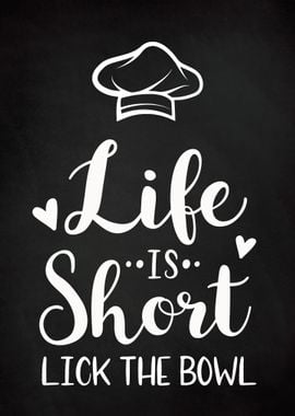 Life is Short Chalkboard