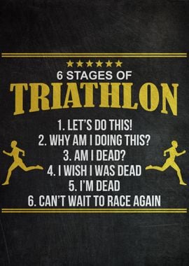 6 Stages of Thriathlon