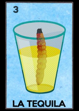 La Tequila Loteria Card