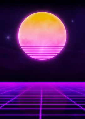 The abstract retro wave